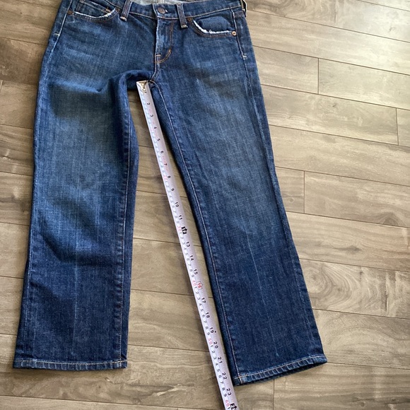 Citizens of Humanity Kelly #063 low-waist Cropped Stretch jeans size 25 - Picture 11 of 14